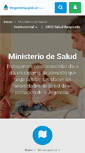 Mobile Screenshot of aguasegura.msal.gov.ar