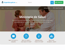 Tablet Screenshot of aguasegura.msal.gov.ar